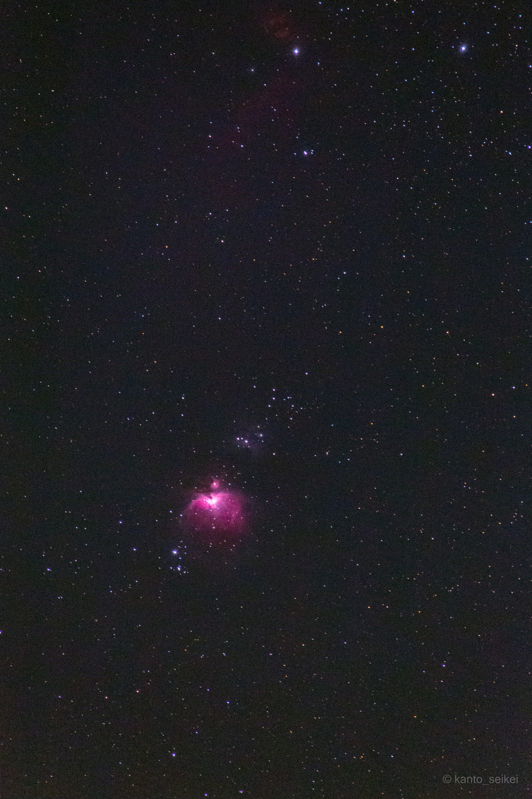 EOS6D（天体改造）でのオリオン大星雲